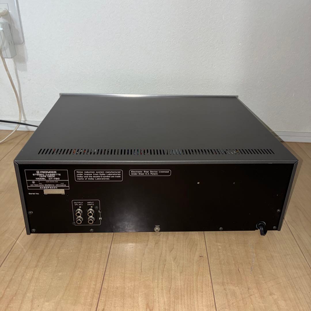 PIONEER CT-720 パイオニア ステレオカセットテープデッキ