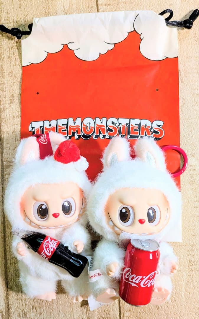 ❤️美品THE MONSTERS ぬいぐるみキーホルダー２個❤️1936