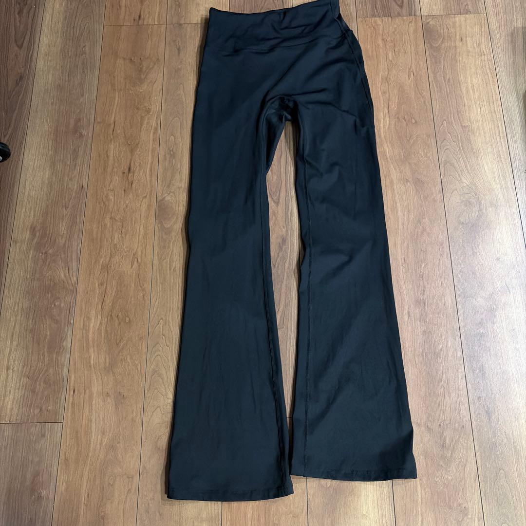 lululemon Groove ハイライズ フレアパンツ ブラック 6M 美品
