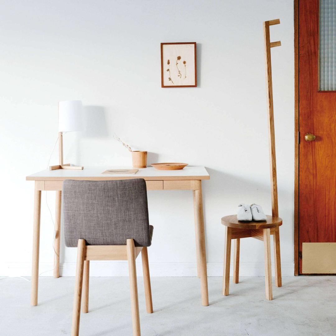 ■IDEE/イデー■コートハンガー　スツール　サイドテーブル　ナチュラル