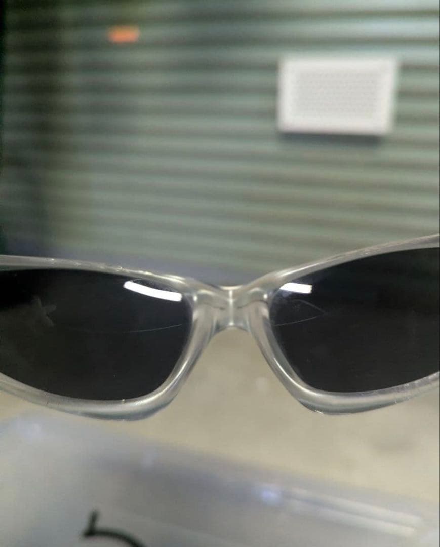 Oakley クリア ブラック スポーツサングラス