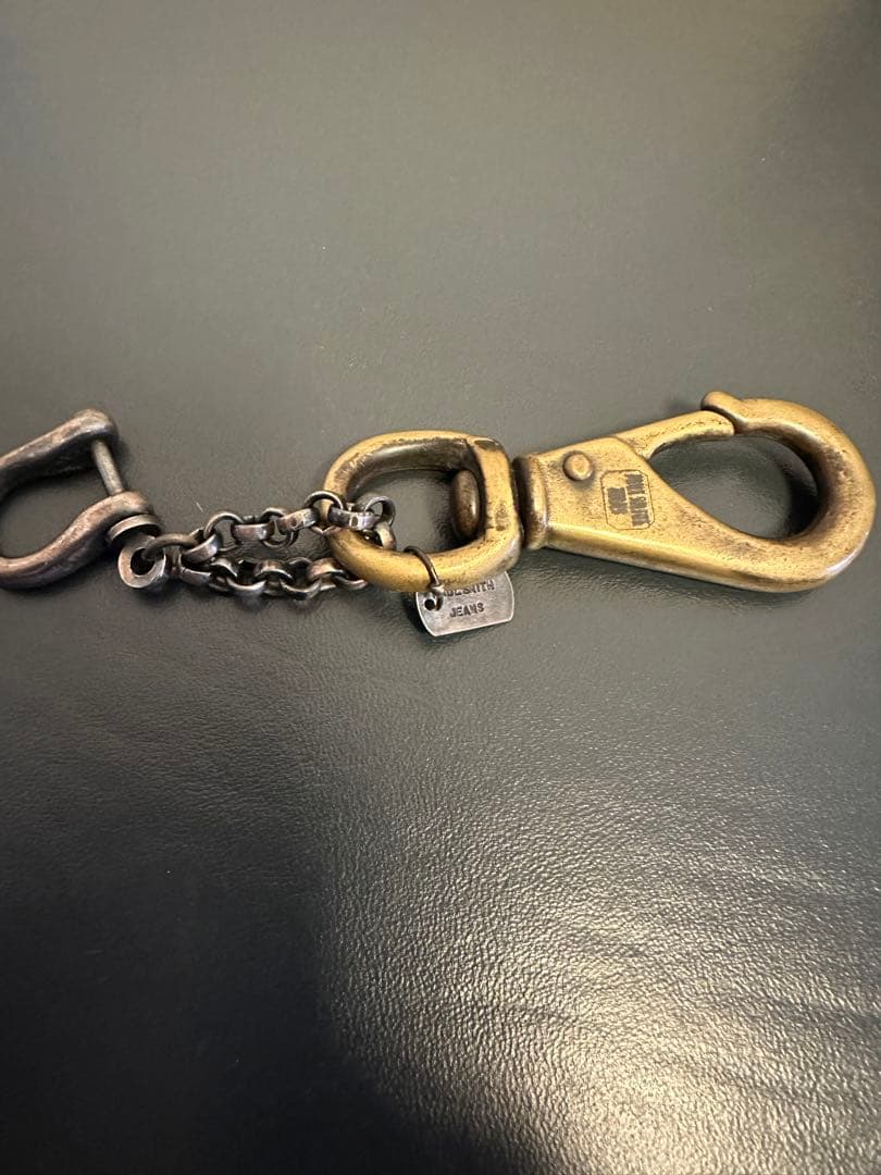 希少　ポールスミス　真鍮フック付きキーホルダー