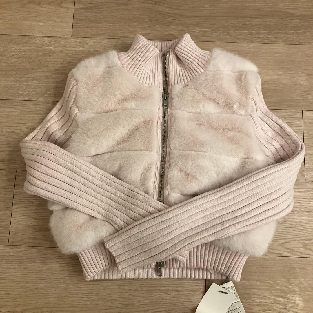 SNIDEL スナイデル　ファーニットブルゾン