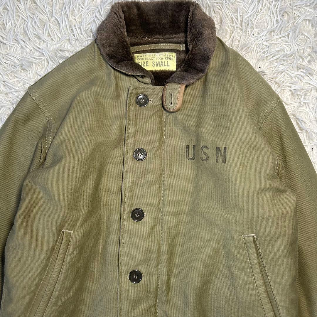 バズリクソンズ N-1 デッキジャケット S M13795 USN NAVY