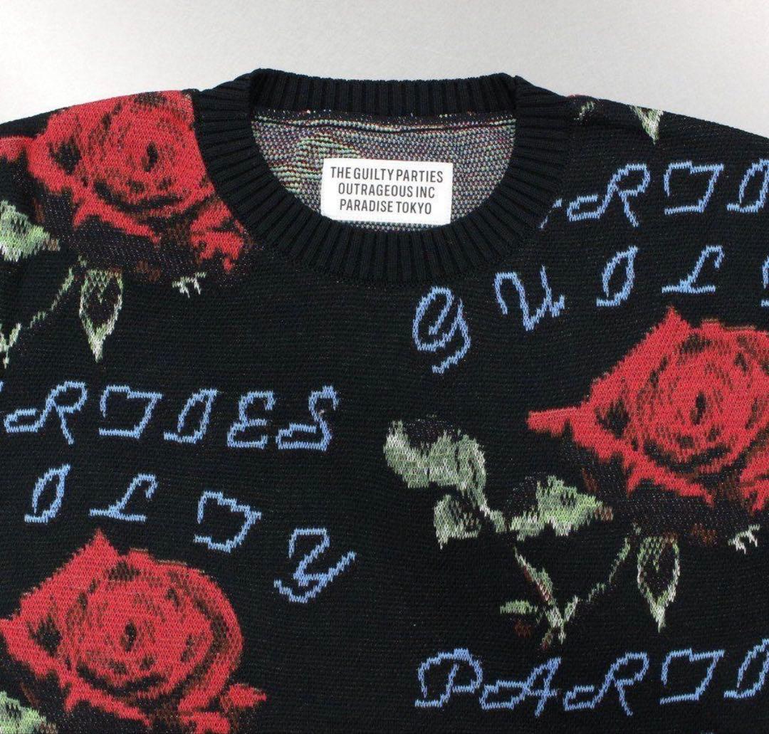 N*d様 最安‼️WACKOMARIA FLOWER JACQUARD SWEA