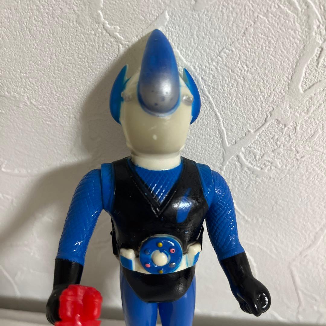 ⚠️貴重・激レア　忍者キャプター　水忍　ソフビ　昭和レトロ　当時物