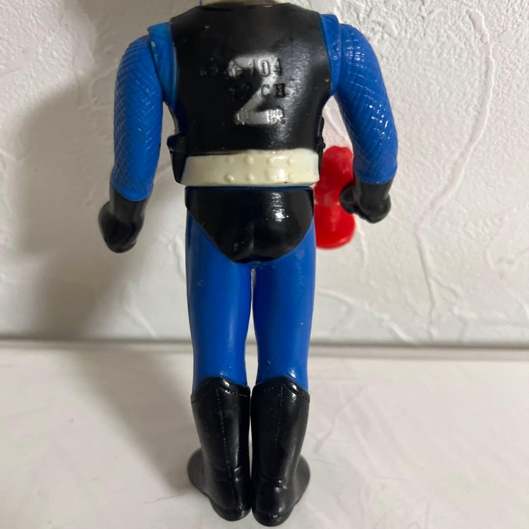 ⚠️貴重・激レア　忍者キャプター　水忍　ソフビ　昭和レトロ　当時物