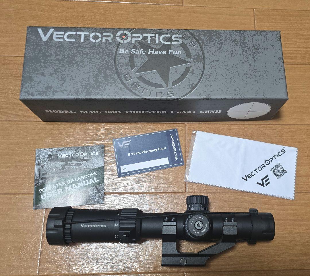 VECTOR OPTICSFORESTERフォレスター 1-5X24 GENII