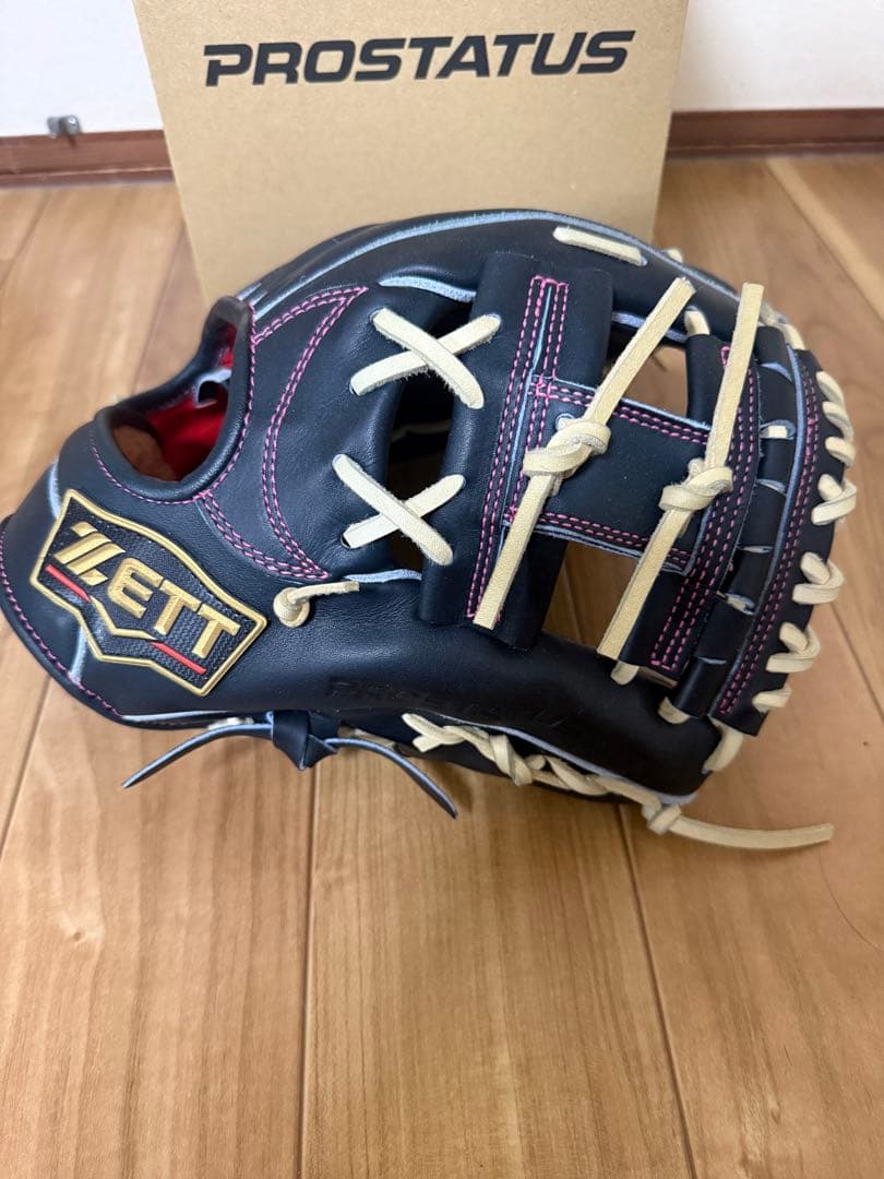 【限定色】ZETT PROSTATUS BPROG565S硬式内野手用 型付け済