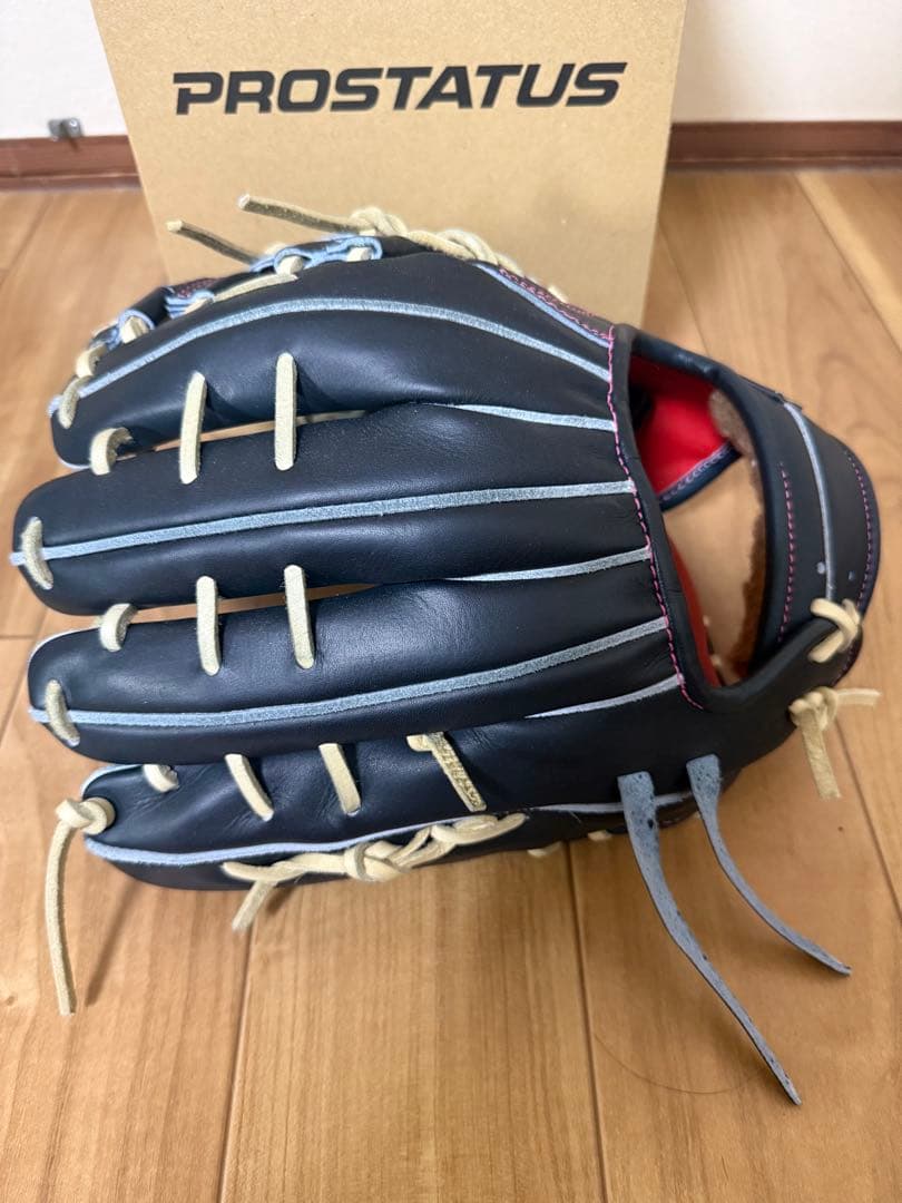 【限定色】ZETT PROSTATUS BPROG565S硬式内野手用 型付け済