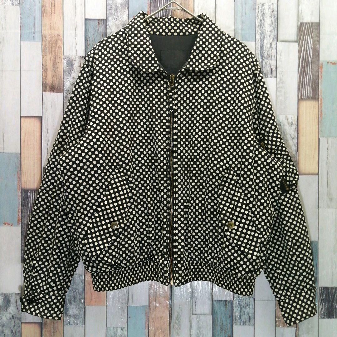 PINK HOUSE　ピンクハウス　ジャケット　ドット柄　刺繍ロゴ