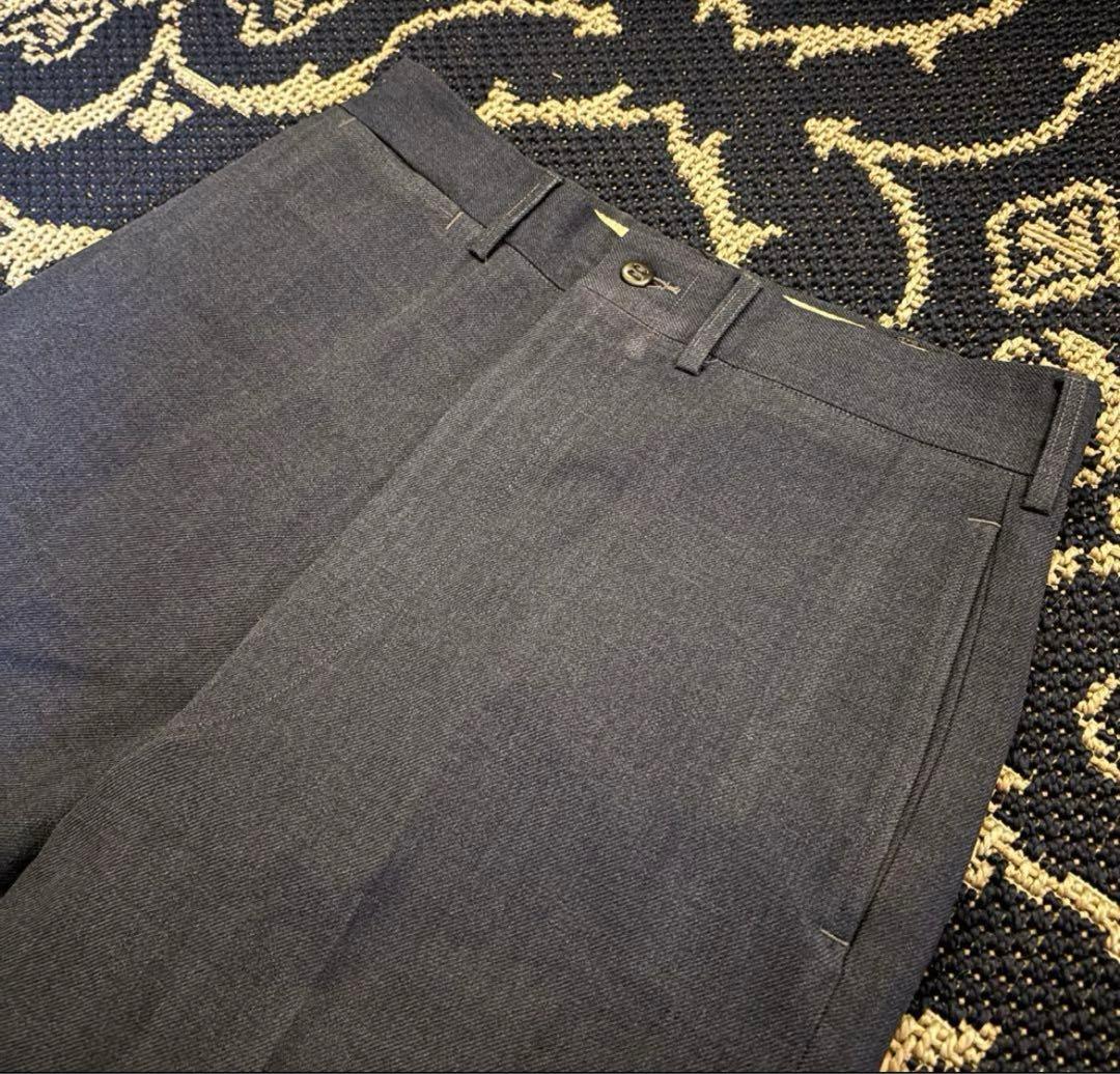 50s 60s ウール ギャバ スラックス ギャバジン ミント