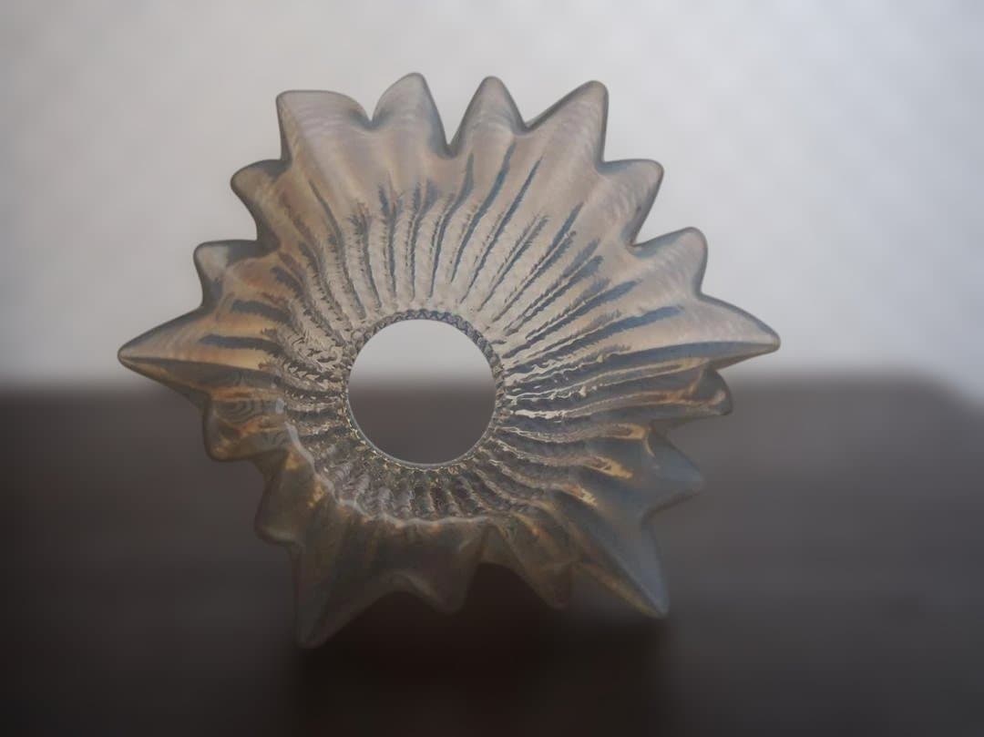 オパールガラス フリルガラス ランプシェード オパールセント/K296