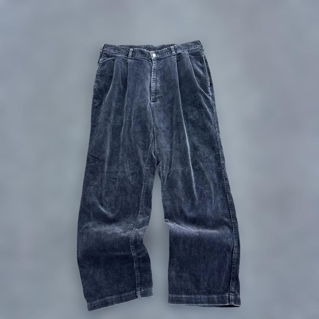 裾幅25cm 極太 2tuck 90s 〜 wrangler コーデュロイパンツ