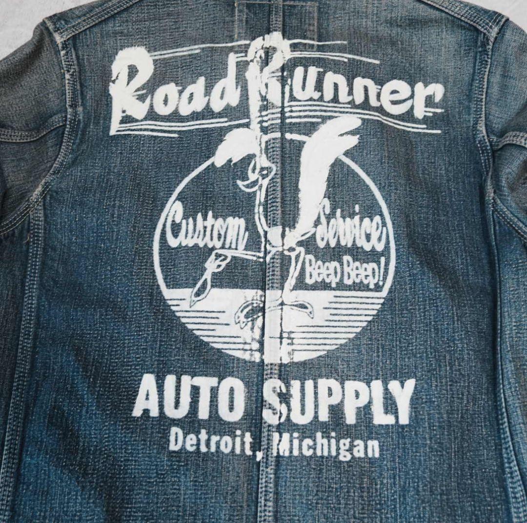 よ*ー様 【在庫処分価格】シュガーケーン ロードランナー デニムジャケット カバ