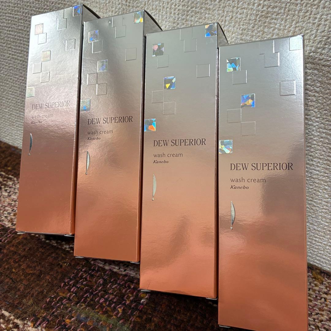 DEW スペリア　ウォッシュクリーム 洗顔料 4個セット