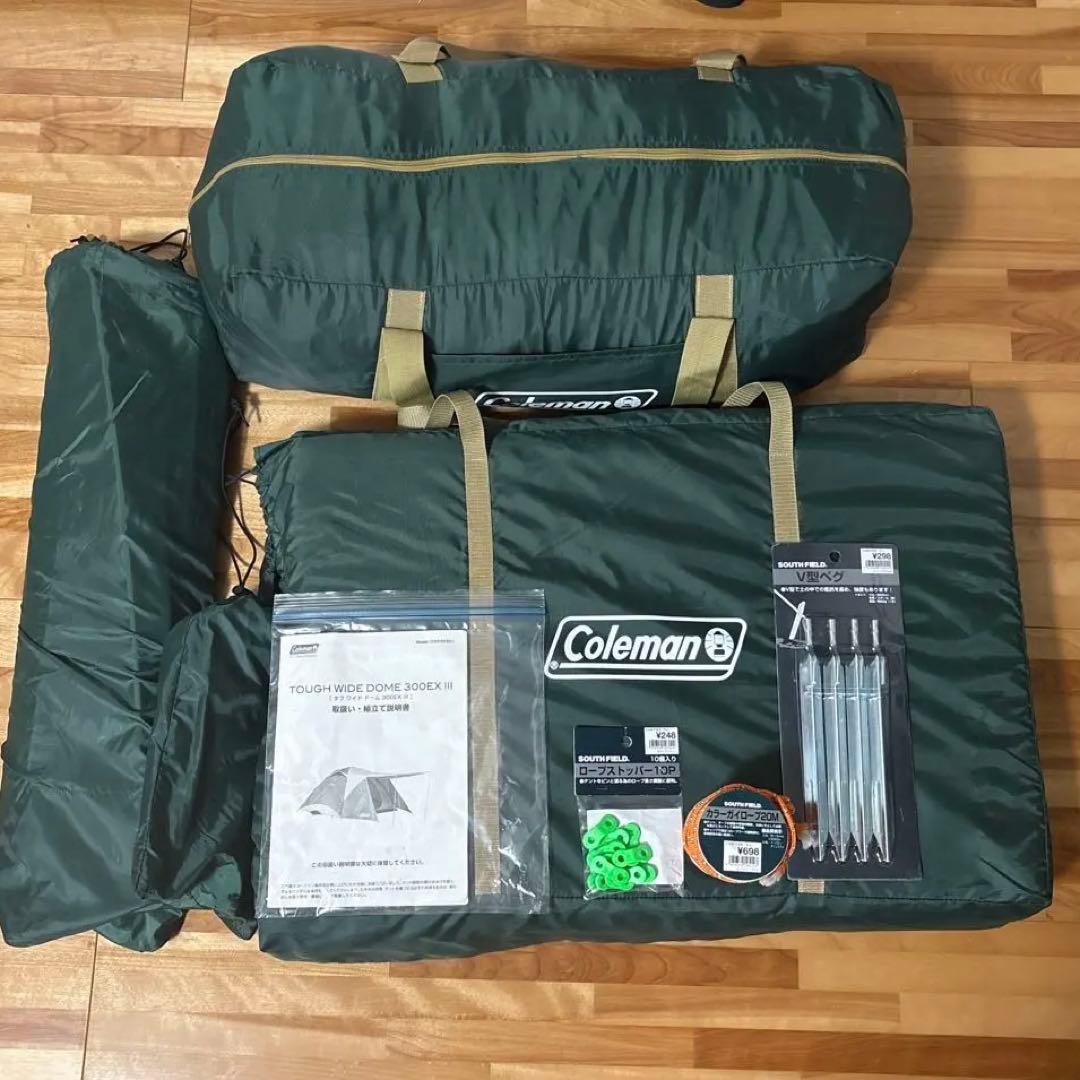 コールマンタフワイドドーム300EX III インナーマット、グランドシート