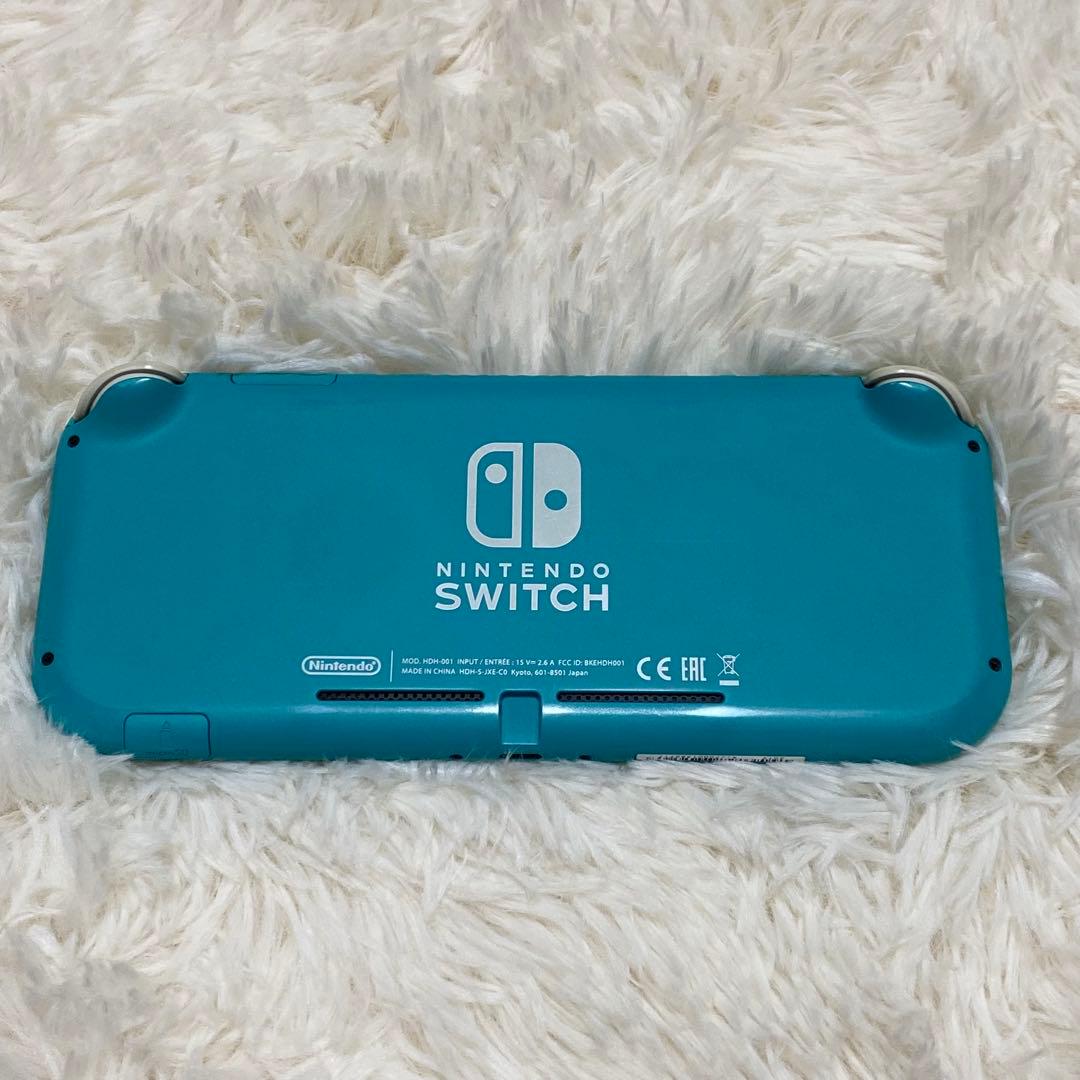 【動作確認済み】Nintendo Switch Lite ターコイズ 充電器付き