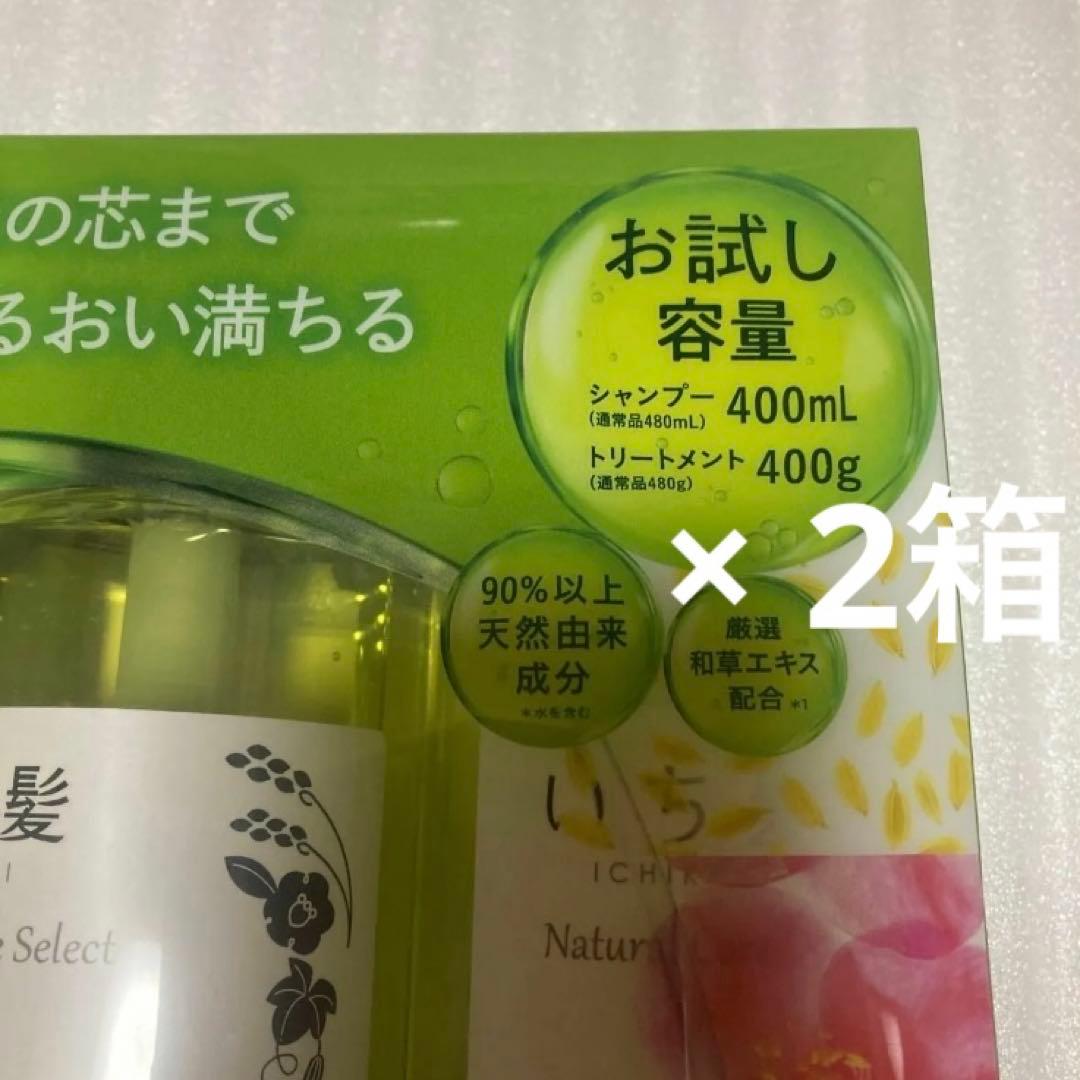 いち髪　ナチュラルケアセレクト スムースシャンプー　トリートメント