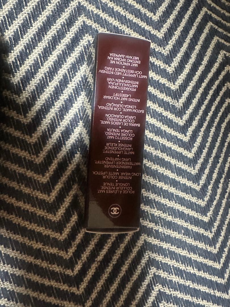 未使用ルージュアリュール ヴェルヴェット ルージュヌワール387シャネル限定品