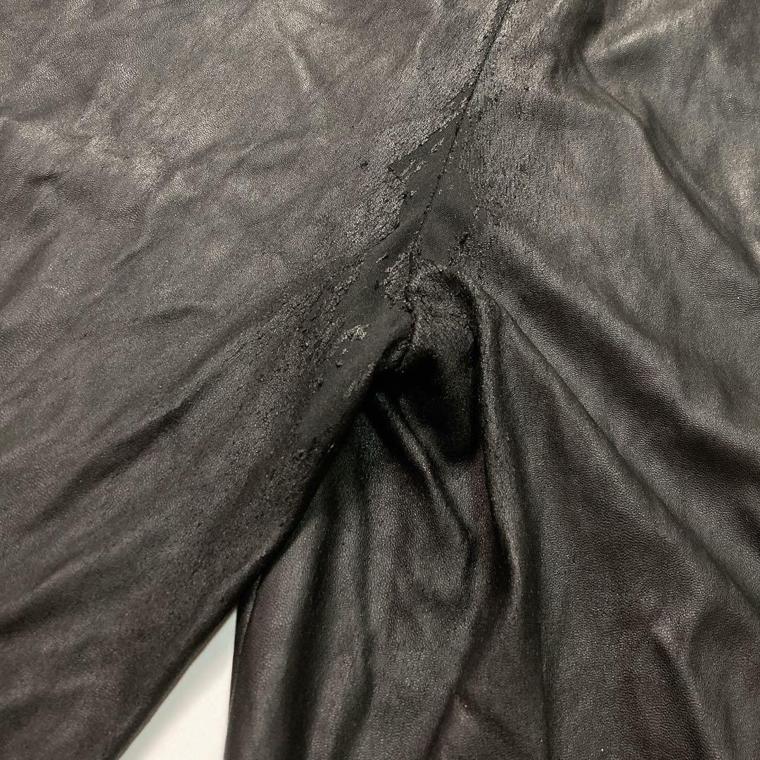 MM6 Maison Margiela フェイクレザー ハーフパンツ