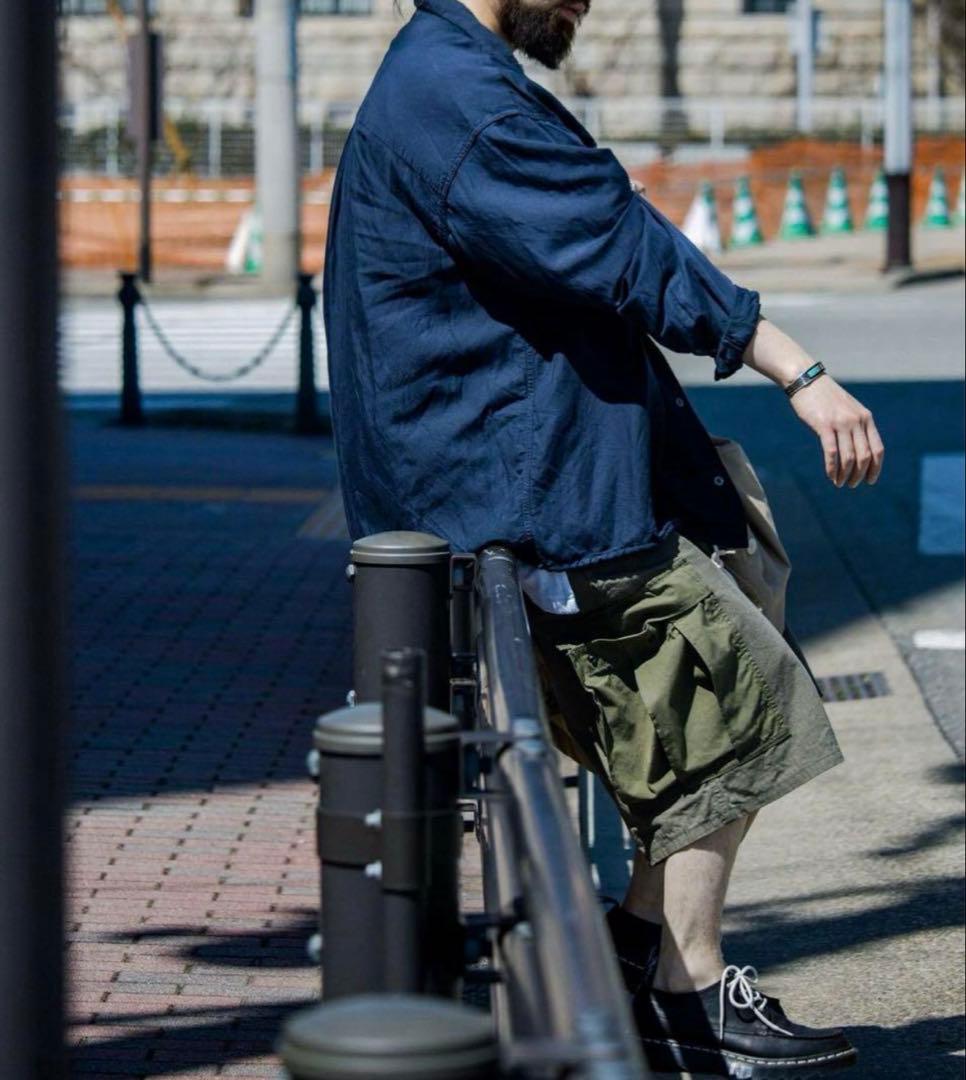 新品 nanamica ナナミカ Cargo Shorts khaki 34