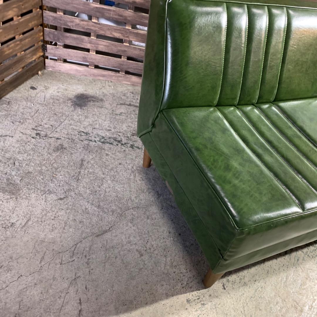 G557 ニコアンド nico and ソファー L字 緑 グリーン