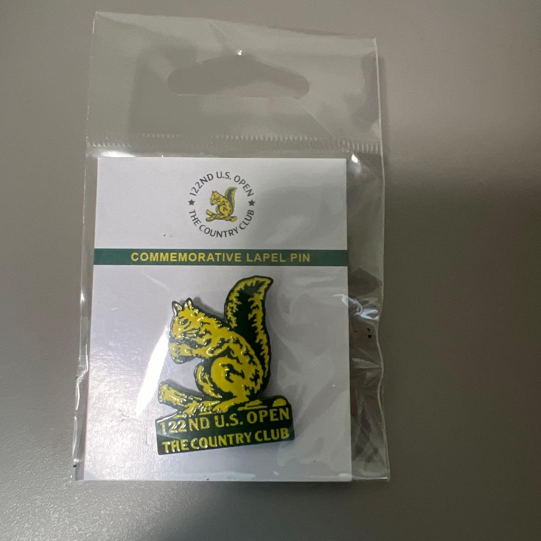 【希少】全米オープンゴルフ　2022年　公式グッズ　ピンバッジ　バッチ　リス
