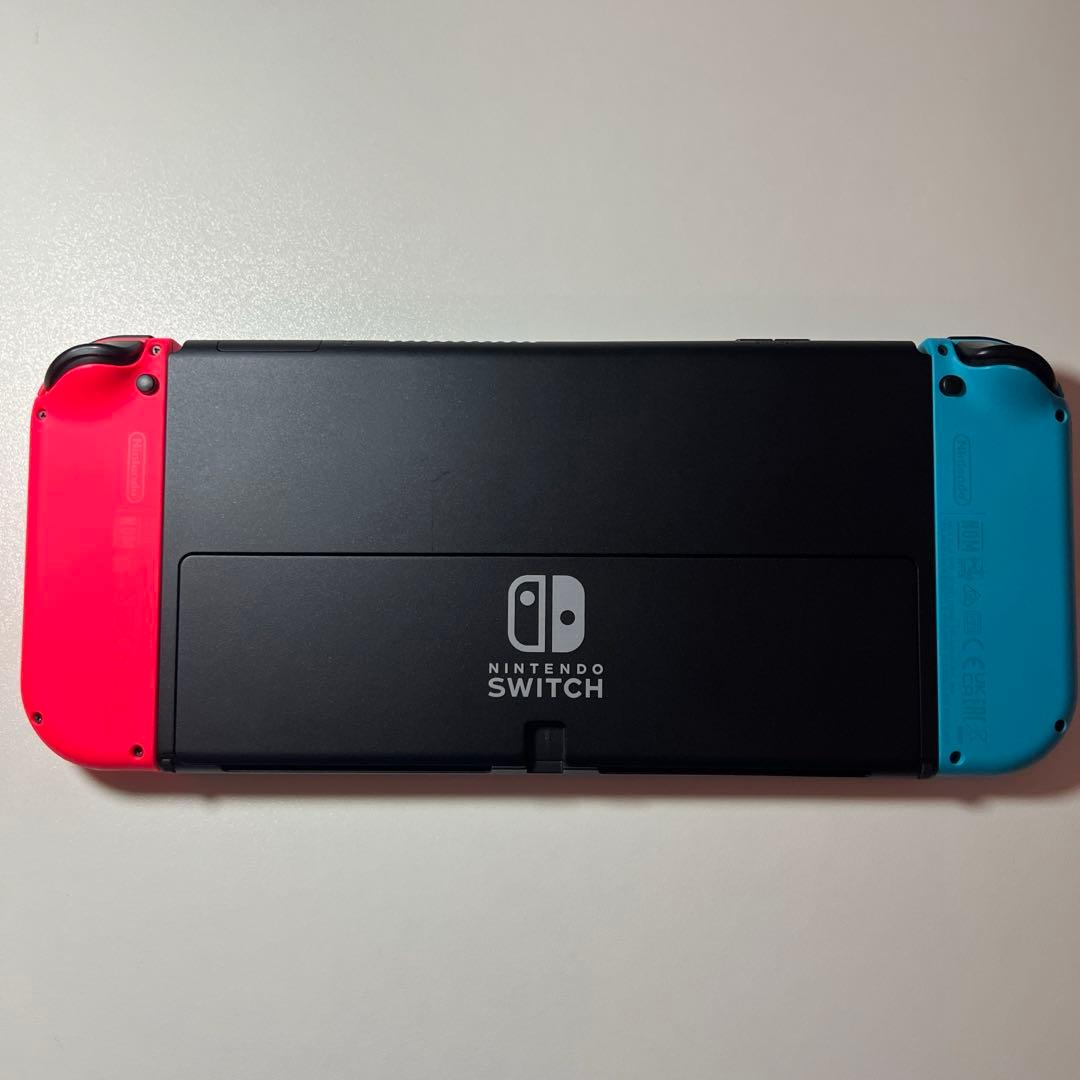 美品 Nintendo Switch 有機EL【ガラス保護、ケース、SD付】
