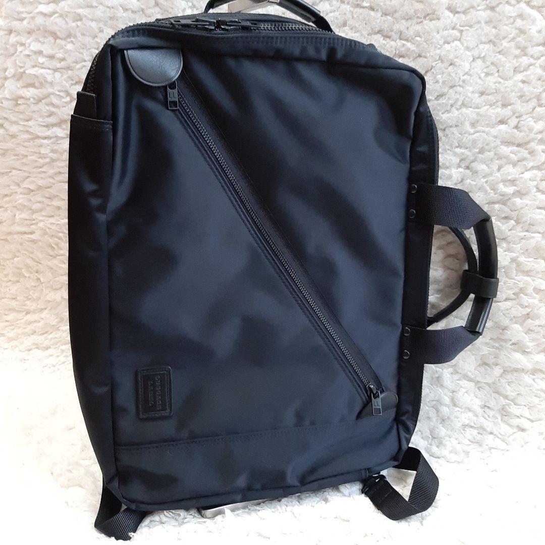 未使用に近い LUGGAGE LABEL 3WAY 黒 A4 ビジネスバッグ