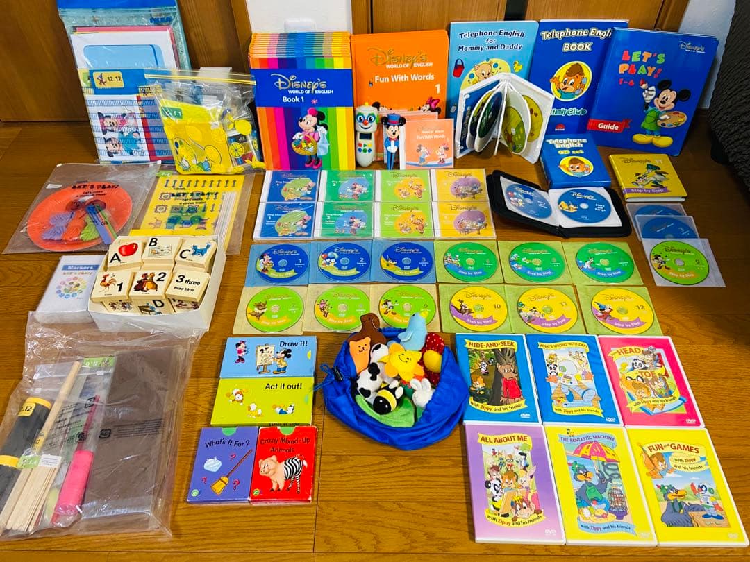 DWE ディズニー英語システム　教材　DVD CD BOOK