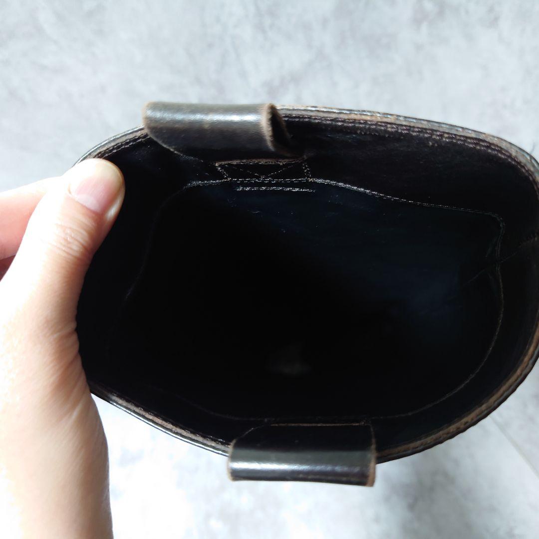 TOD’S トッズ ロングブーツ レザー ダークブラウン 37 1/2 美脚