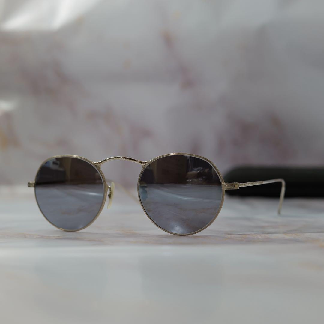 oliver peoples ラウンド Y2K アンティーク サングラス 貴重