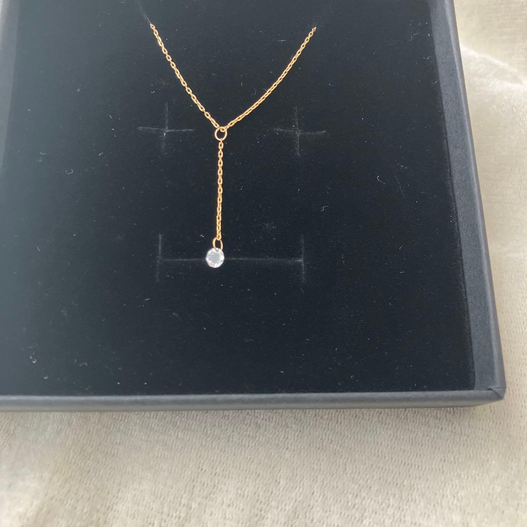 ローズカットダイヤ　ネックレス　k18