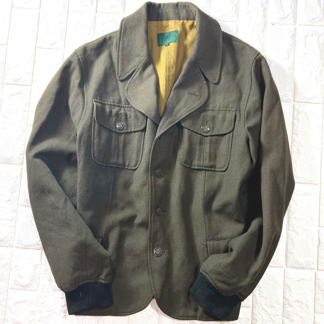 ジュニアゴルチエ ミリタリー 袖リブ ジャケット ブルゾン 希少 ヴィンテージ