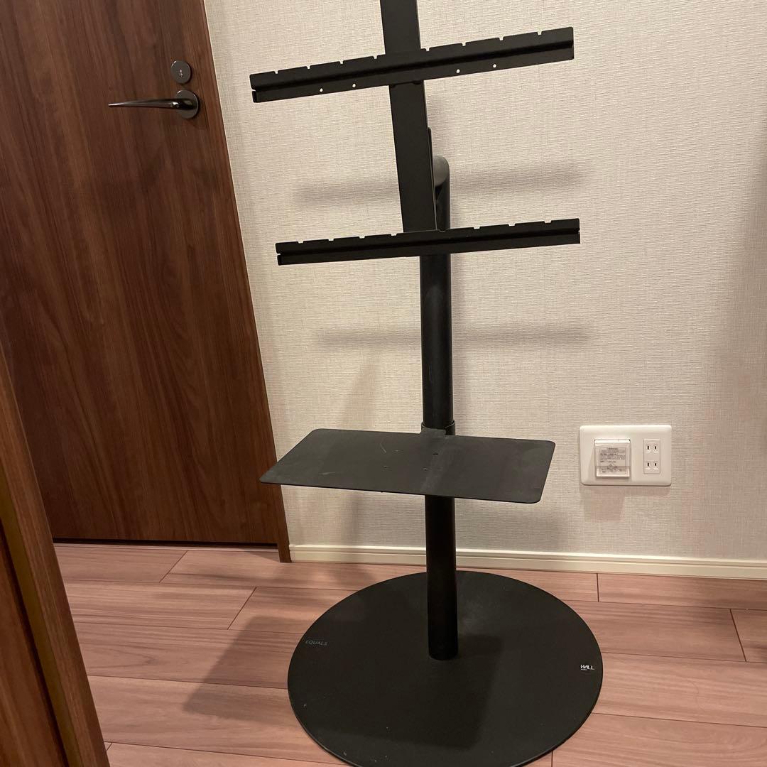 イコールズ　テレビスタンド　黒　equals wall anataIRO ラージ