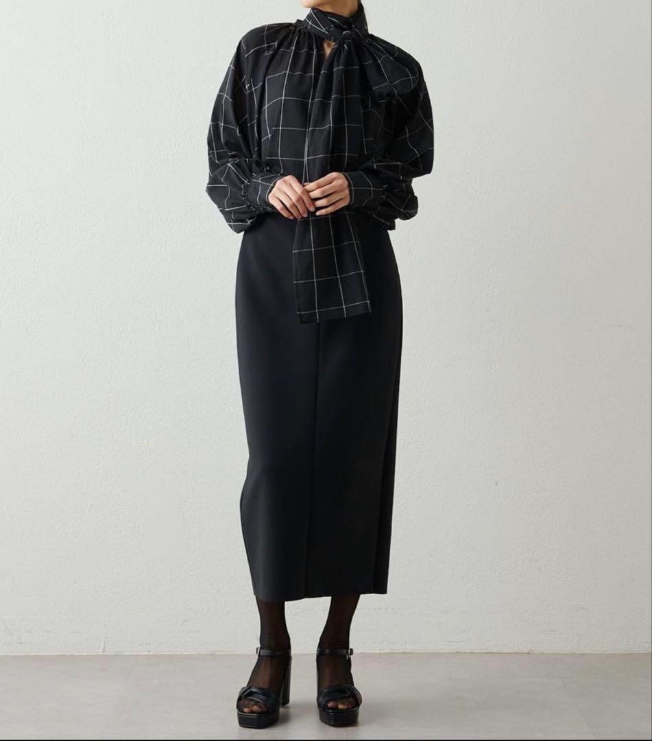 ウィムガゼット 24ss 春夏 シアー ボウタイブラウス　リボン