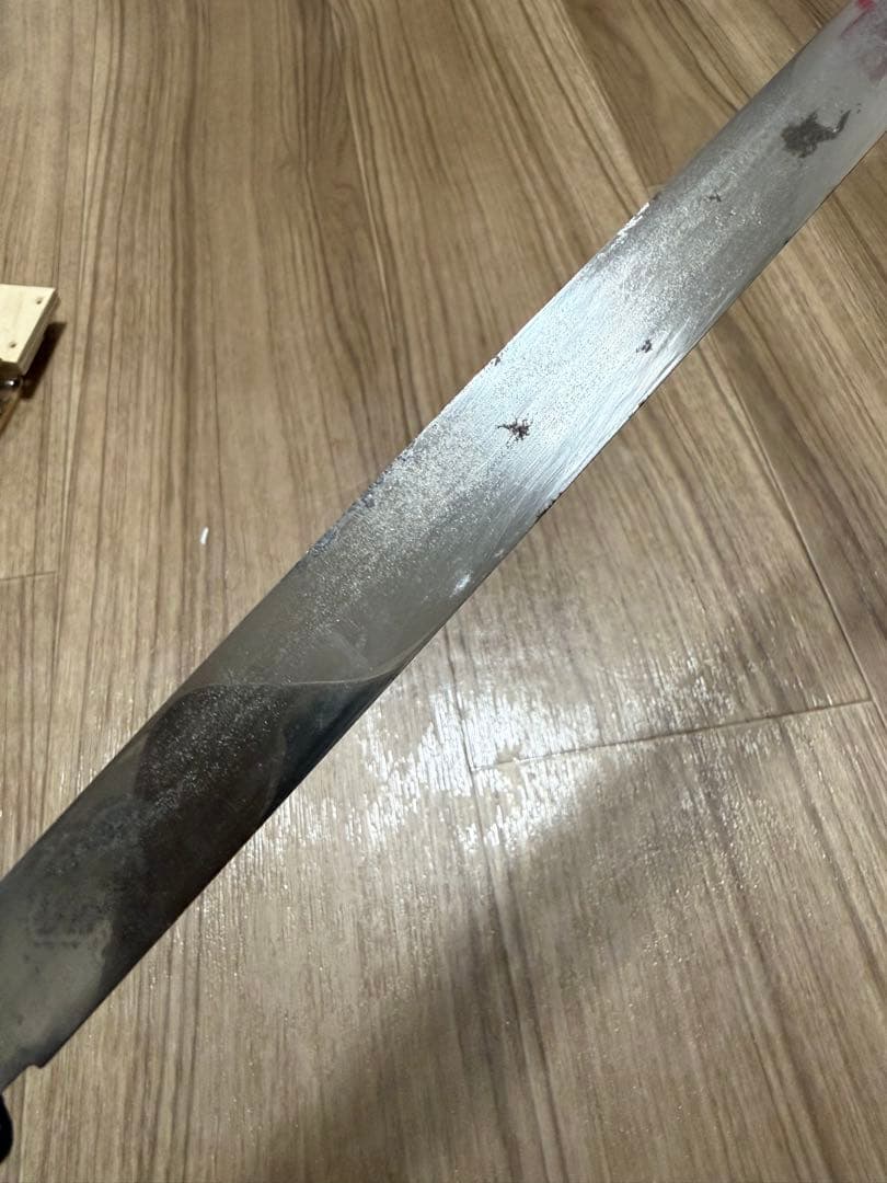 タコ引き　包丁　本焼　刃渡り尺