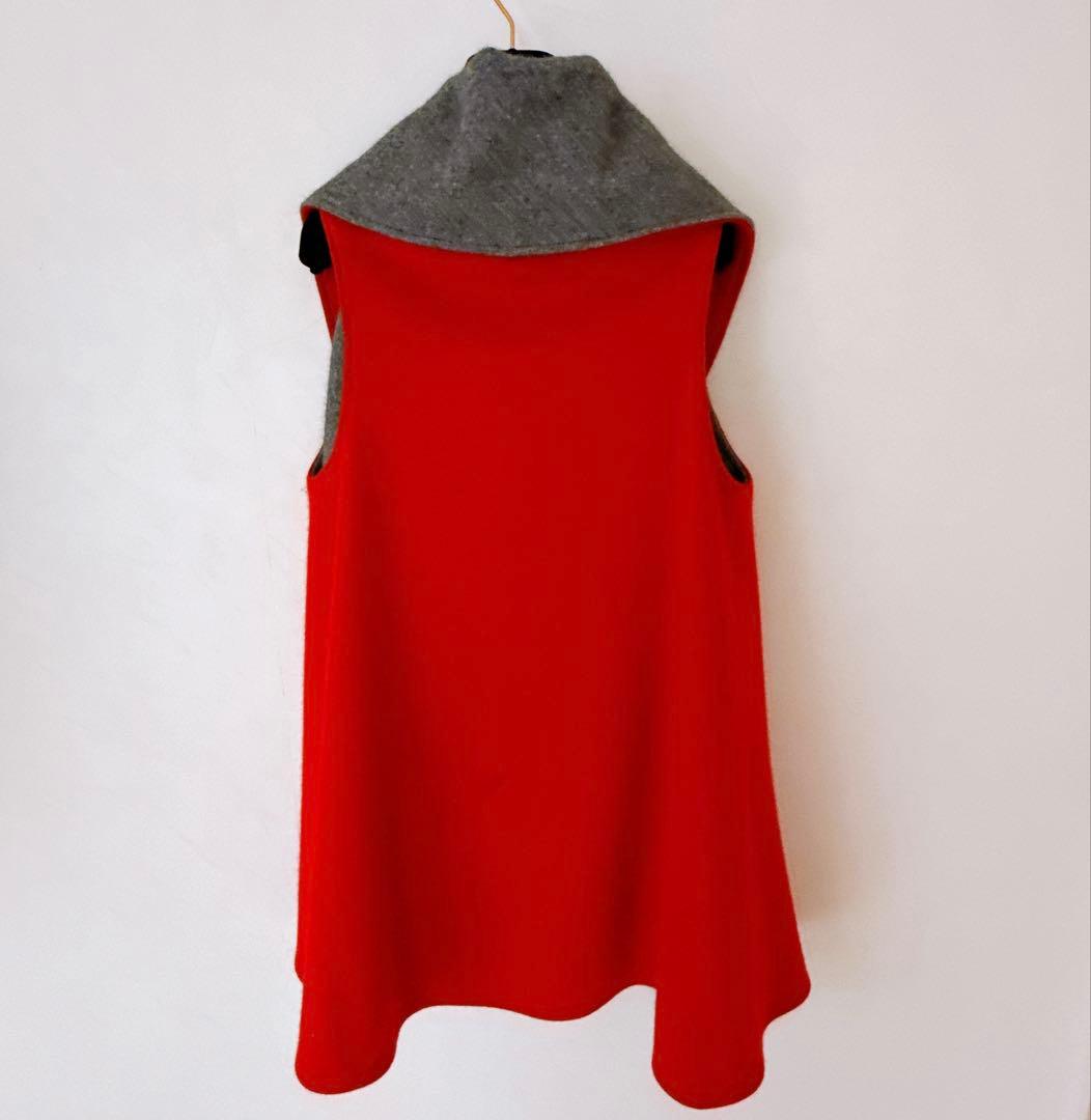 美品✨　MAX&Co カシミヤ55% リバーシブル ニット　ベスト　ジレ