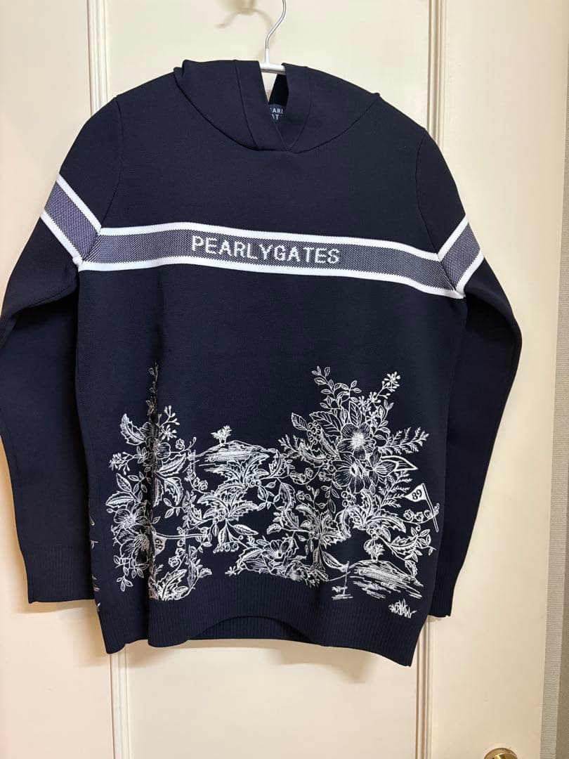 PEARLY GATES ネイビー セーター・スカートセット