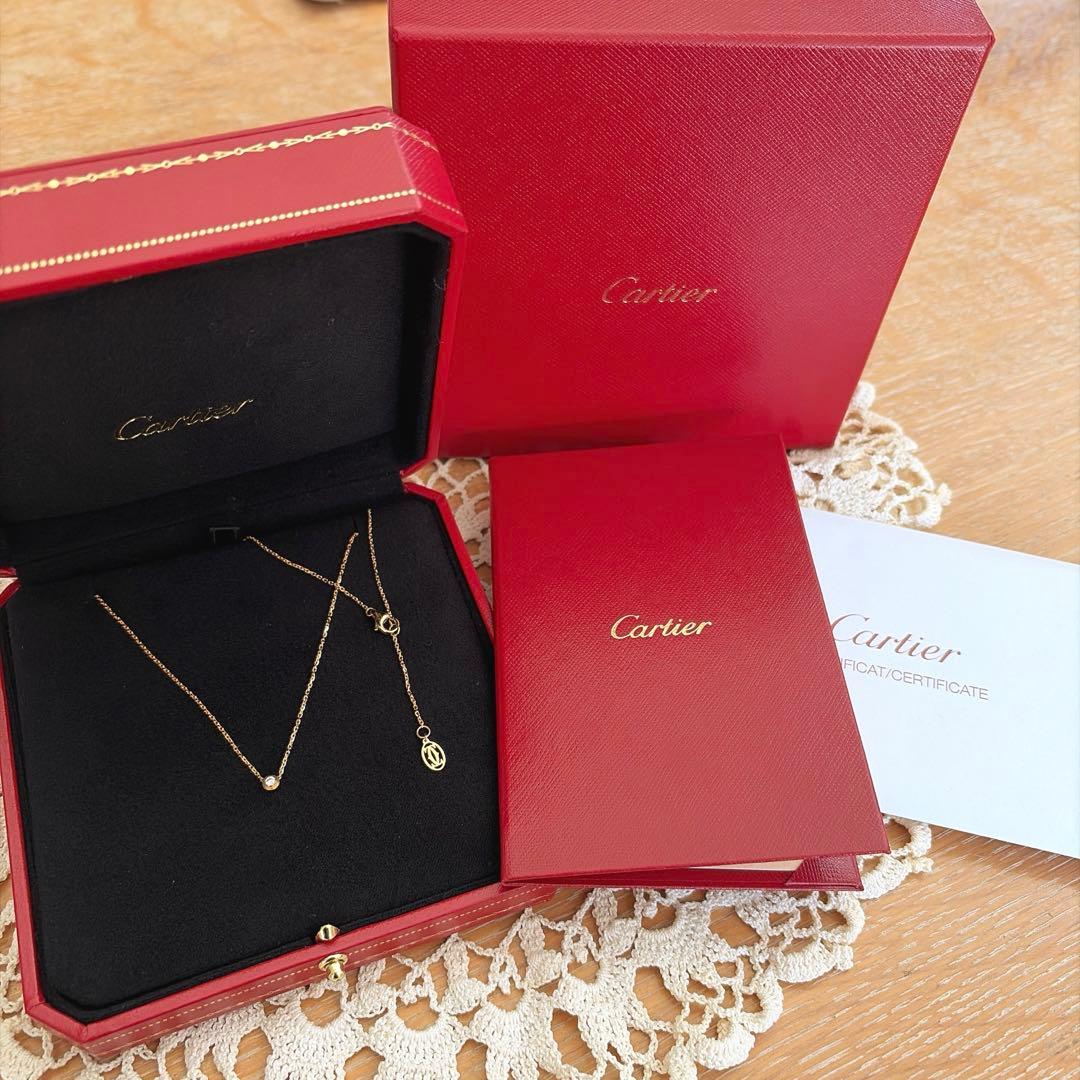 Cartier ダムールネックレスXS イエローゴールド