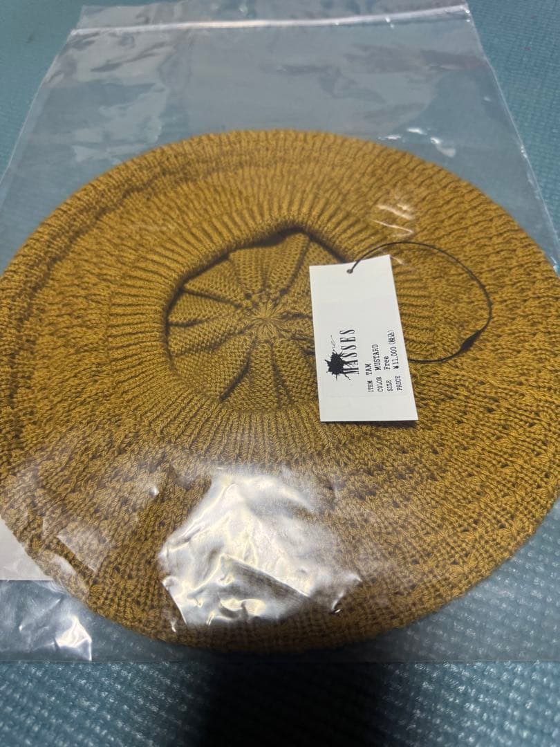masses マシス　タム　マスタード ベレー帽