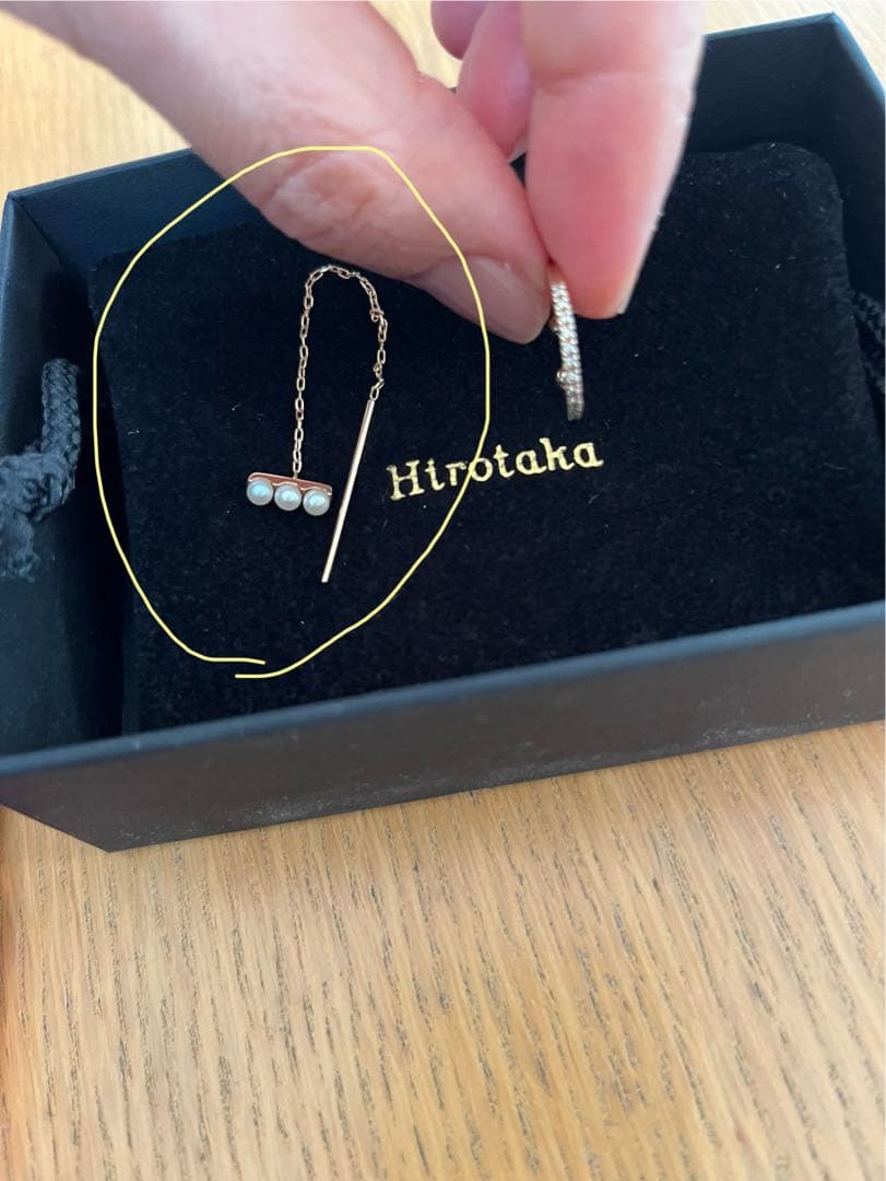 専用　Hirotaka アコヤパール チェーンピアス