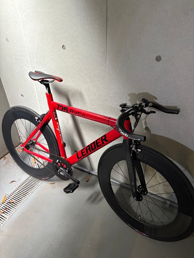 LEADER ピストバイク レッド