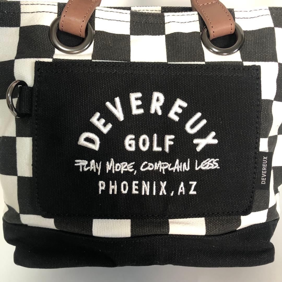 デヴァローゴルフ カートバッグ フラッグ柄 キャンバス