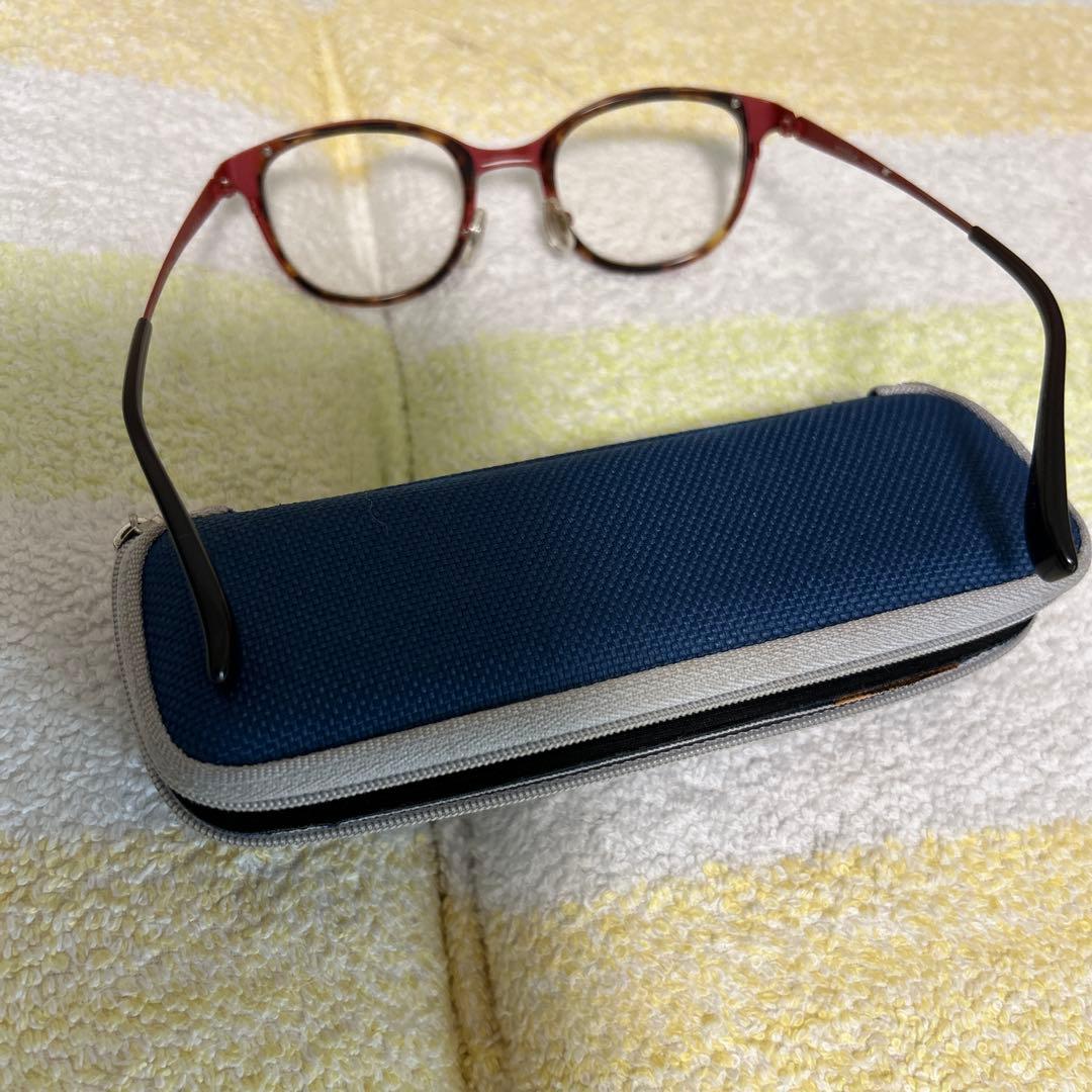 トータスシェル オーバルフレーム メガネ