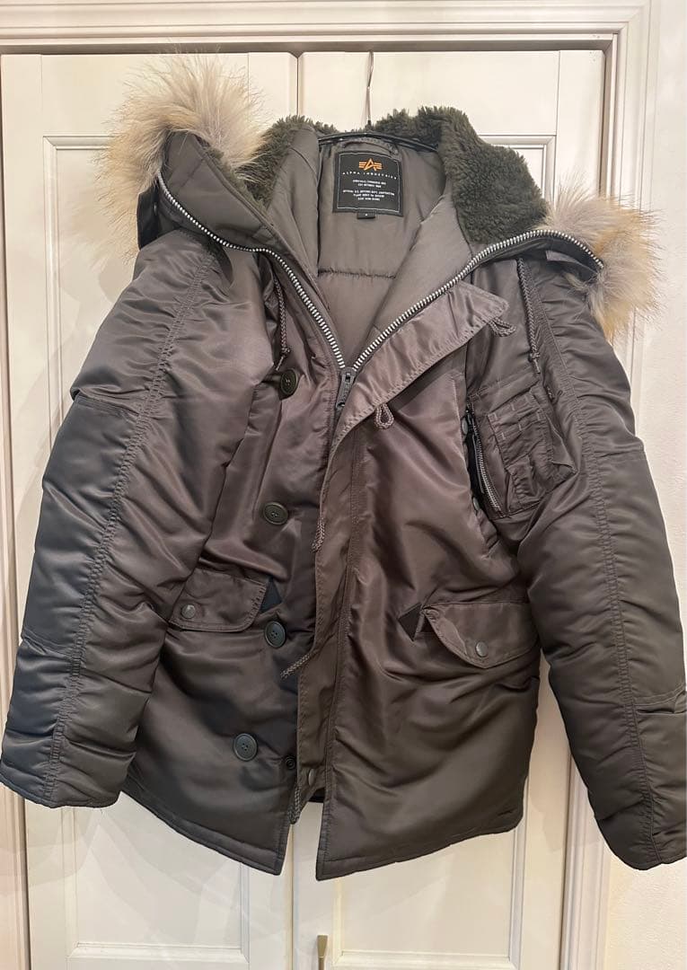 ALPHA INDUSTRIES N-3B Sサイズ　RP.GRAY