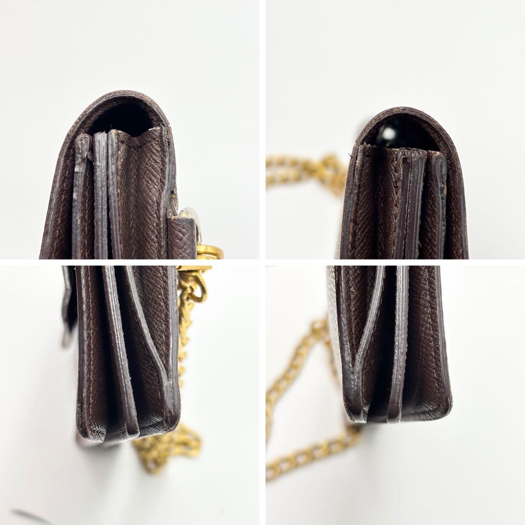 LOUIS VUITTON ポルトフォイユ アコルディオン チェーン　長財布