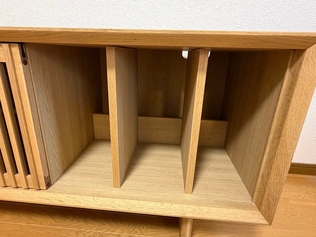 カリモク ピュアオーク材 TVボード 北欧モダンスタイル