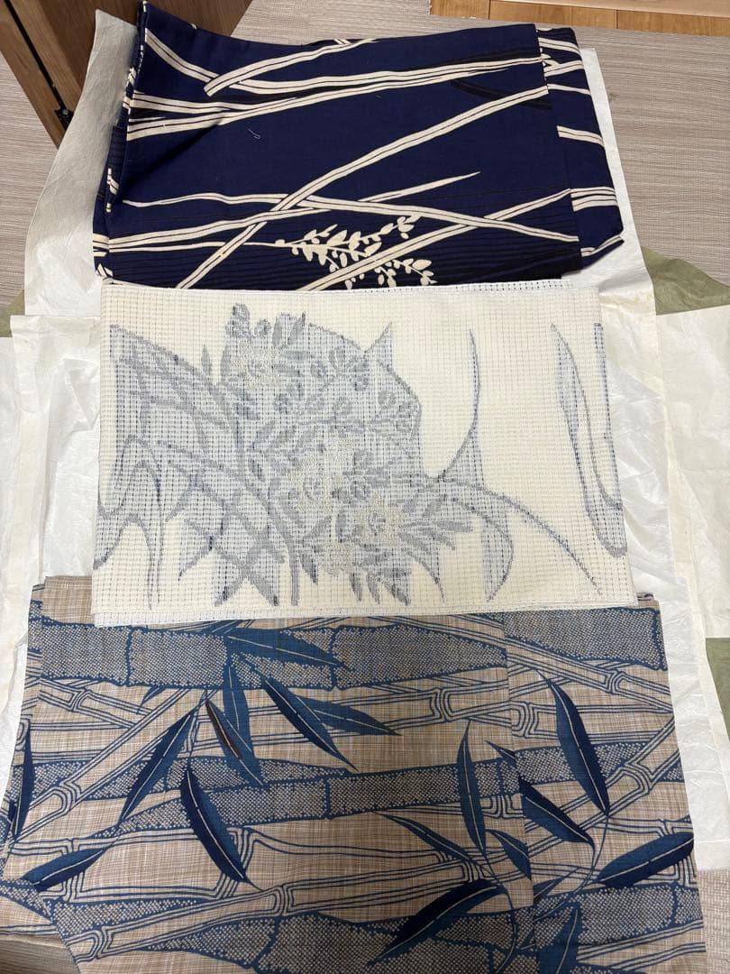 夏帯と浴衣2着セット